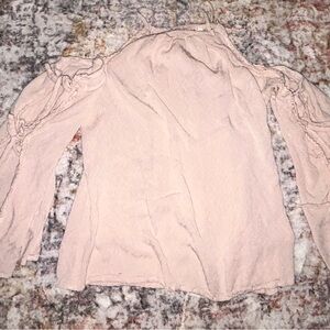 Chic Blush Cold Shoulder Top